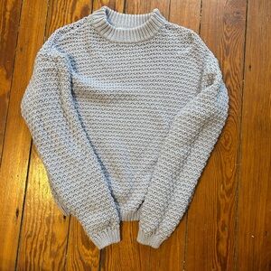 Universal Thread Light Gray Textured Sweater